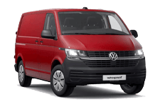 Van Hire Swinton - Red VW Transporter Automatic - Van hire Swinton